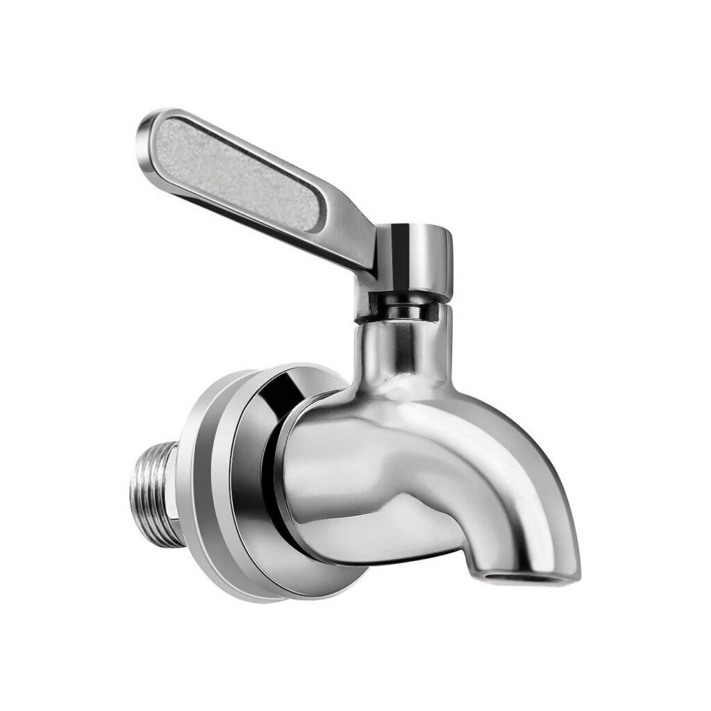 WINGSOL Kraanwaterfilter - roestvrij staal, vermindert chloor, PFAS - Japan PAC-filter verbetert de smaak - past op standaard kranen (PAC-2P